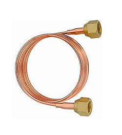 Capillary tube with two nuts
